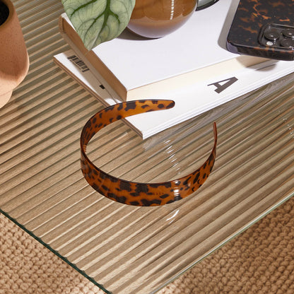 KITSCH Tort Wide Headband — creative product shoot of tort wide headband — vegan & cruelty-free, made from recycled plastic